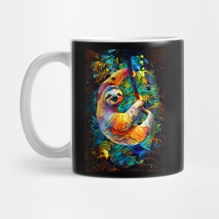 Colorful Sloth Mug